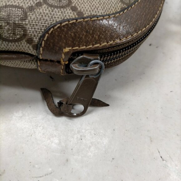 Vintage Gucci Shoulder Bag Sherry Line Brown PVC mon-318-090925 - Picture 7 of 16